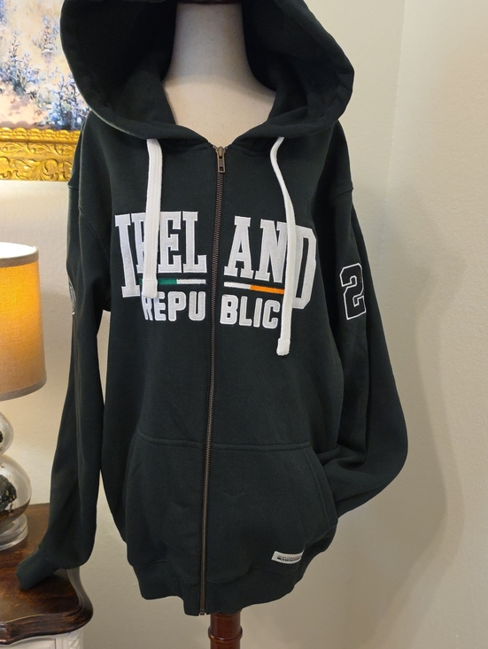 Irish Connection Other - Ireland Republic Green Full-Zip Hooded Sweatshirt